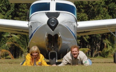 Aviador faz “inventário” de água das bacias brasileiras