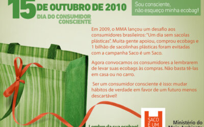 Ministério do Meio Ambiente cria Dia do Consumidor Consciente