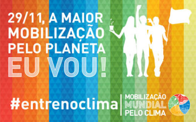 Participe da Mobilização Mundial pelo Clima em 29 de Novembro